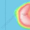 Diomede topographic map, elevation, terrain