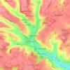 Chesham topographic map, elevation, terrain