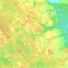 Jennings topographic map, elevation, terrain