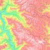 Huacrachuco topographic map, elevation, terrain