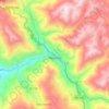 Huaylillas topographic map, elevation, terrain