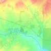 Penrose topographic map, elevation, terrain