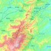 井冈山市 topographic map, elevation, terrain