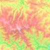 Morgan County topographic map, elevation, terrain