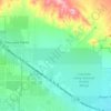 Thousand Palms topographic map, elevation, terrain