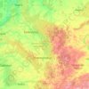 Kemerovo Oblast topographic map, elevation, terrain
