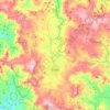 Esteli topographic map, elevation, terrain