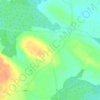 Lisnaclassagh topographic map, elevation, terrain