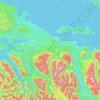 Area C (Hyde Creek/Benson Valley) topographic map, elevation, terrain