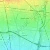 South Gate topographic map, elevation, terrain