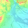 Jhelum River topographic map, elevation, terrain