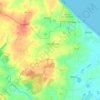 Bacton topographic map, elevation, terrain
