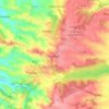 Lahage topographic map, elevation, terrain