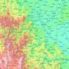 Leshan topographic map, elevation, terrain