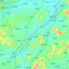 峡江县 topographic map, elevation, terrain