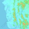 Palghar Taluka topographic map, elevation, terrain