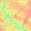 Henry County topographic map, elevation, terrain