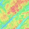 Springfield Parish topographic map, elevation, terrain