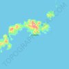Kadavu topographic map, elevation, terrain