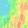 Brock topographic map, elevation, terrain