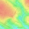 Golf topographic map, elevation, terrain