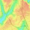 Agege topographic map, elevation, terrain