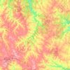 Texas County topographic map, elevation, terrain