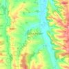 Cazaux-d'Anglès topographic map, elevation, terrain