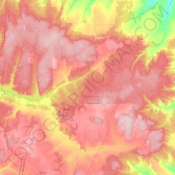 Славкинское сельское поселение topographic map, elevation, terrain