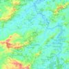 Carmo de Minas topographic map, elevation, terrain