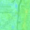 Cloud Lake topographic map, elevation, terrain