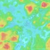 Swan Lake topographic map, elevation, terrain