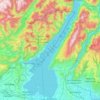 Gardasee topographic map, elevation, terrain