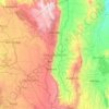 Elgeyo-Marakwet County topographic map, elevation, terrain