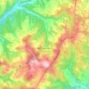 Marcillac-Saint-Quentin topographic map, elevation, terrain