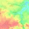 Tréflaouénan topographic map, elevation, terrain