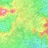 Takamori topographic map, elevation, terrain
