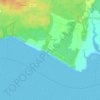 Five Houses topographic map, elevation, terrain