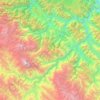 Río La Paz topographic map, elevation, terrain