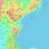 Aurora topographic map, elevation, terrain