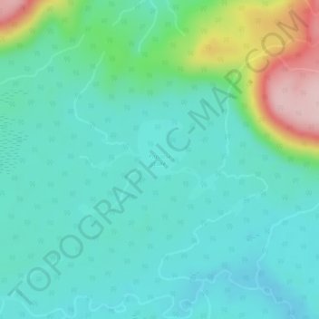 Papoose Lake topographic map, elevation, terrain