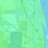 Palm Beach Gardens topographic map, elevation, terrain