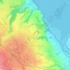 Langueux topographic map, elevation, terrain