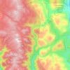 Area I (Skaha West/Kaleden/Apex) topographic map, elevation, terrain