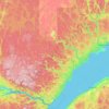 La Haute-Côte-Nord topographic map, elevation, terrain