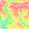 Куйбышевский район topographic map, elevation, terrain