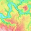 Olemps topographic map, elevation, terrain