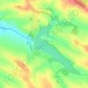 Lac de Thoux Saint-Cricq topographic map, elevation, terrain