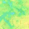 Wolverine Lake topographic map, elevation, terrain