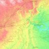 Brant County topographic map, elevation, terrain